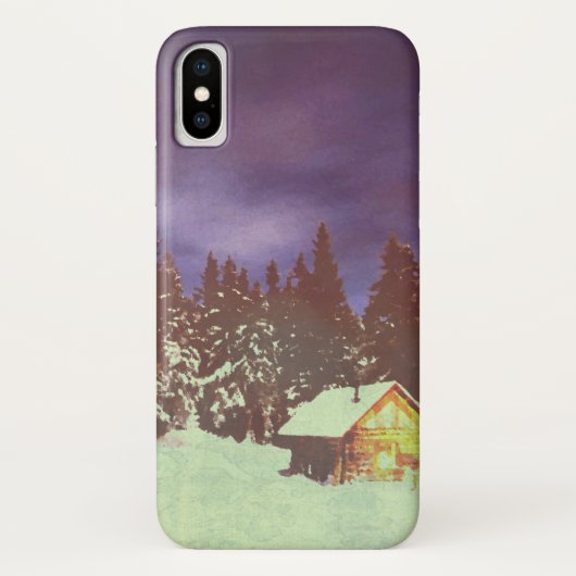 Motief voor Kerstmis winters wonderland Case-Mate iPhone Case (Achterkant)