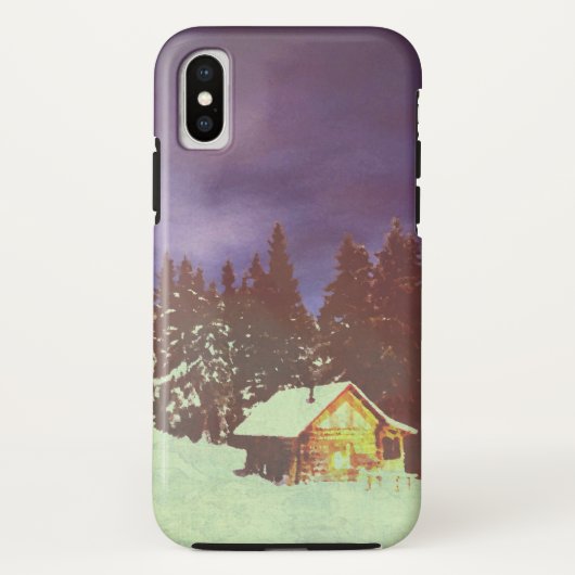 Motief voor Kerstmis winters wonderland Case-Mate iPhone Case (Achterkant)
