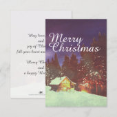 Motief voor kerstwinters wonderland (Voorkant / Achterkant)