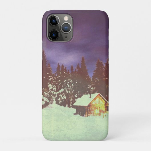 Motief voor kerstwinters wonderland Case-Mate iPhone case (Achterkant)