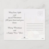 Motief voor kerstwinters wonderland feestdagenkaart (Achterkant)