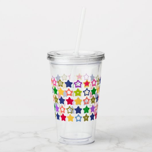 Motief voor kinderen acryl drinkbeker (Achterkant)