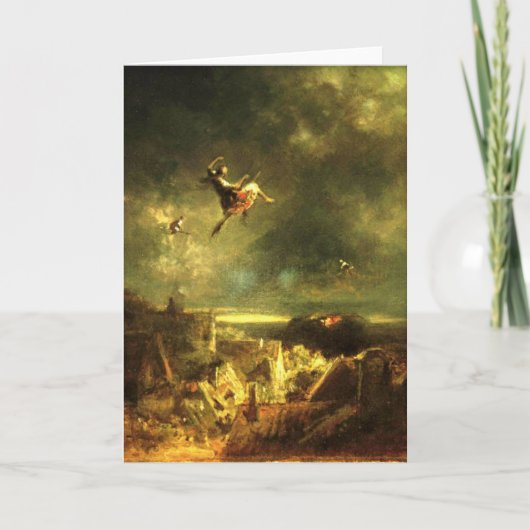 motief - Witches Ride - Spitzweg Kaart (Voorkant)