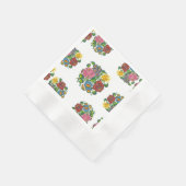 Moties Hongaarse Floral - kalocsai Servet (Hoek)