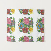 Moties Hongaarse Floral - kalocsai Wandkleed (Voorkant (horizontaal))