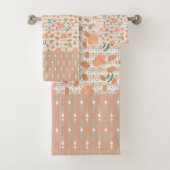 Motif Caramel Beads Towel Set Bad Handdoek (Insitu)