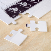 Motif design, waarschijnlijk van Le Morte d'Arthur Legpuzzel (Zijkant)