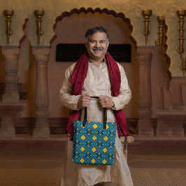 Motif Diamond Tote Bag