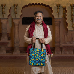 Motif Diamond Tote Bag