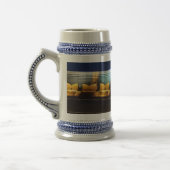 Motif Grey/Blue 22 oz Stein Bierpul (Links)
