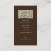 Motif-kaarten Visitekaartje (Achterkant)