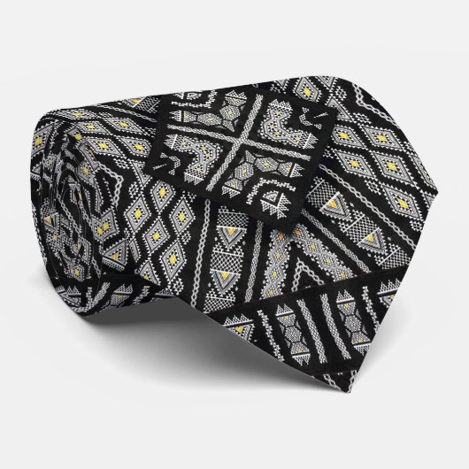 Motif kabyle stropdas (Opgerold)