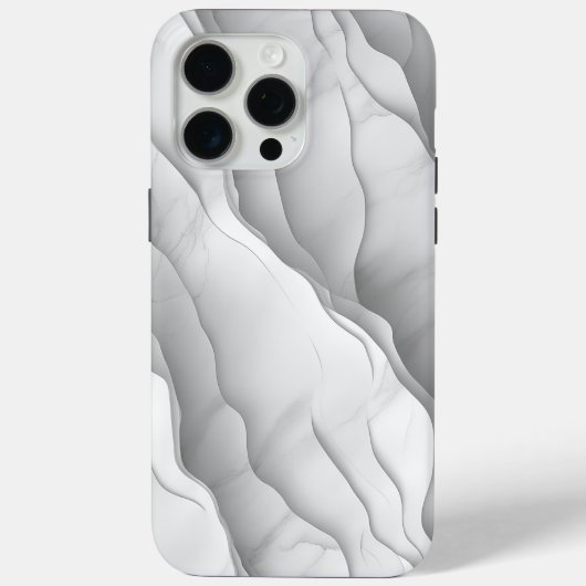 🌊 Motif Marbré Épué en Moderne 🌊 Case-Mate iPhone Case (Achterkant)