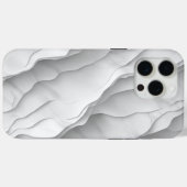 🌊 Motif Marbré Épué en Moderne 🌊 Case-Mate iPhone Case (Achterkant (horizontaal))