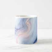 🎨 Motif Marbré Pastel Doux en Elegant 🎨 Koffiemok (Center)