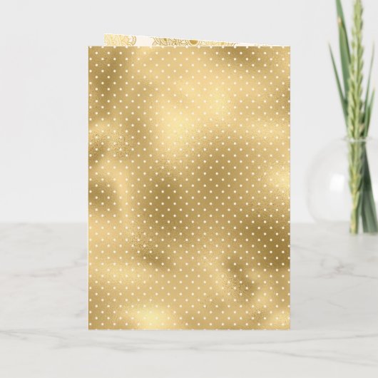 Motif-moslimbruiloft van Cream en Gold Asian (Achterkant)