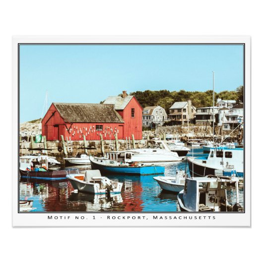 Motif nr. 1 in Rockport #1 (20x16) Foto Afdruk (Voorkant)