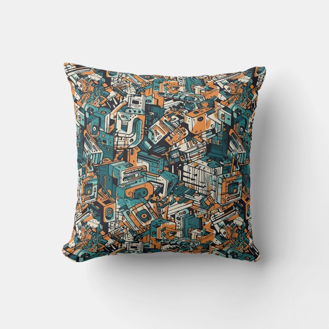 Motif-ontwerp Kussen (Voorkant)