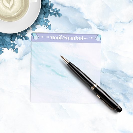 Motif/Symbol Acrylic Reading Annotation Note