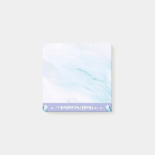 Motif/Symbol Acrylic Reading Annotation Note (Voorkant)