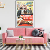 Motion Afbeelding voor de grote onstuimige Sirkus Canvas Afdruk (Insitu (Woonkamer))