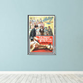 Motion Afbeelding voor de grote onstuimige Sirkus Canvas Afdruk (Insitu (Houten vloer))