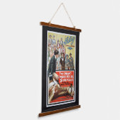 Motion Afbeelding voor de grote onstuimige Sirkus Hangend Wandkleed (Gebogen)