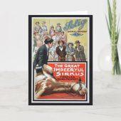 Motion Afbeelding voor de grote onstuimige Sirkus Kaart (Voorkant)