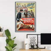 Motion Afbeelding voor de grote onstuimige Sirkus Poster (Thuiskantoor)