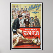 Motion Afbeelding voor de grote onstuimige Sirkus Poster (Voorkant)