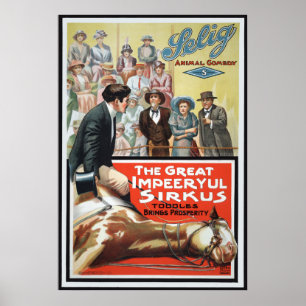 Motion Afbeelding voor de grote onstuimige Sirkus Poster
