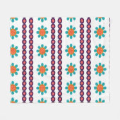 Motion Bloom Symphony Fleece Deken (Voorkant (Horizontaal))