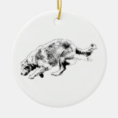 Motion Moment Golden Keepsake Keramisch Ornament (Voorkant)