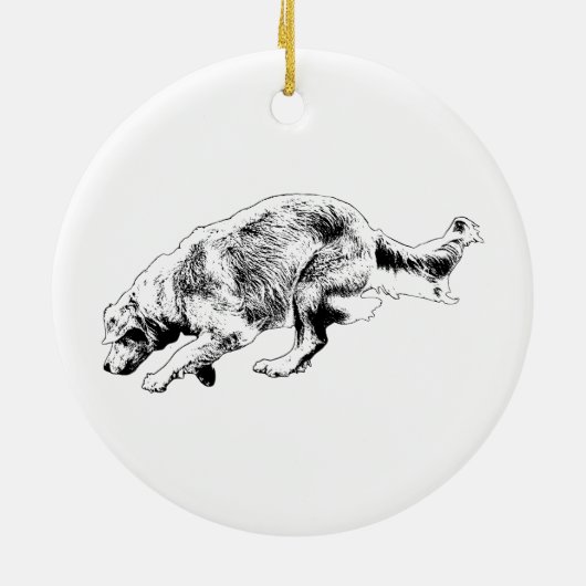 Motion Moment Golden Keepsake Keramisch Ornament (Achterkant)