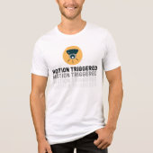 Motion Triggerd Security Cam T-shirt - Tech & Sur (Voorkant)