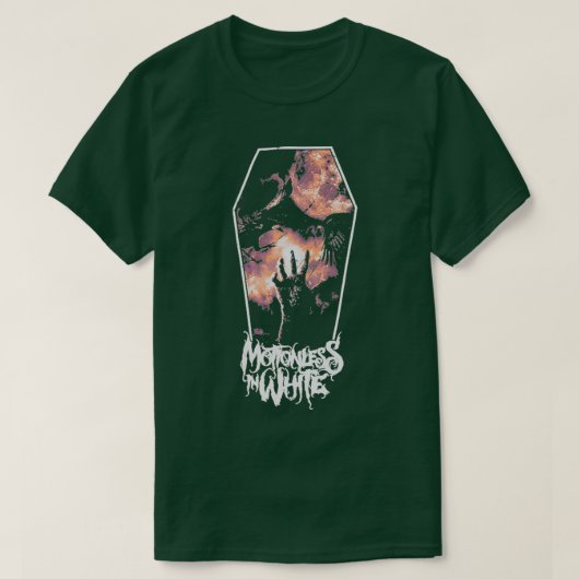 Motionless in White Full Moon Coffin T-shirt (Design voorkant)