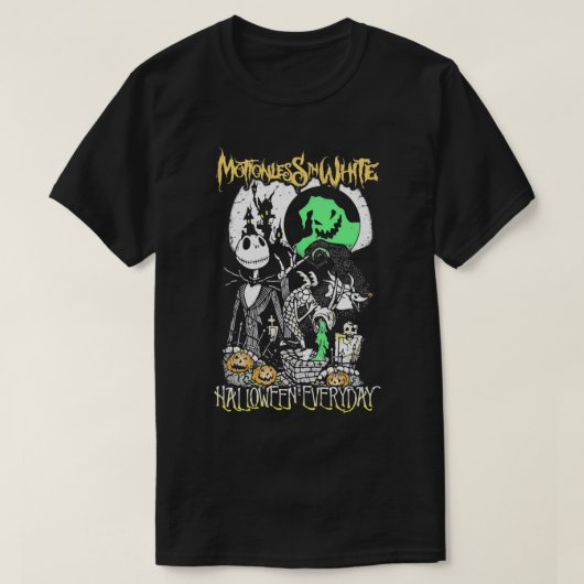 Motionless in White Merch Halloween Day Shirt (Design voorkant)