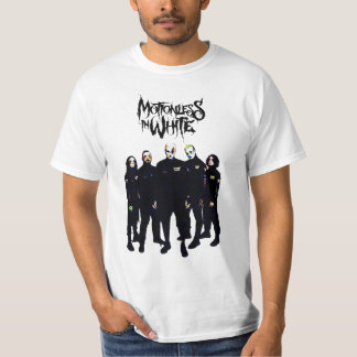 Motionless in witte metalen t-shirt