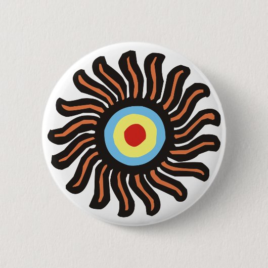 Motiv Indianer theme native american Ronde Button 5,7 Cm (Voorkant)