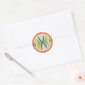 Motiv Indianer theme native american Ronde Sticker (Envelop)