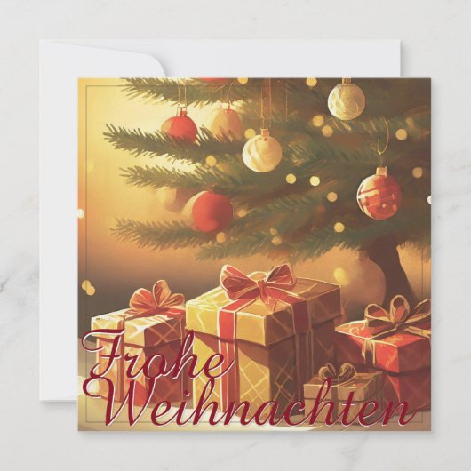 Motiv, mit Geschenken unterm Weihnachtsbaum 37016 (Voorkant)
