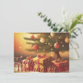Motiv, mit Geschenken unterm Weihnachtsbaum 37016 (Staand voorkant)