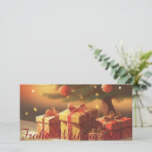Motiv, mit Geschenken unterm Weihnachtsbaum 37016 (Staand voorkant)