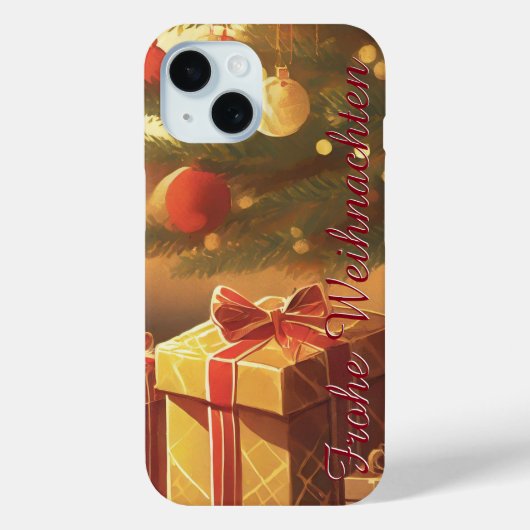 Motiv, mit Geschenken unterm Weihnachtsbaum 37016 Case-Mate iPhone Case (Achterkant)