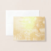 Motiv, mit Geschenken unterm Weihnachtsbaum 37016 Folie Kaarten (Voorkant met envelop)