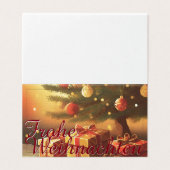 Motiv, mit Geschenken unterm Weihnachtsbaum 37016 Kaart (Buitenkant ongevouwen)