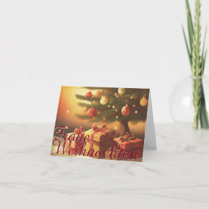 Motiv, mit Geschenken unterm Weihnachtsbaum 37016 Kaart