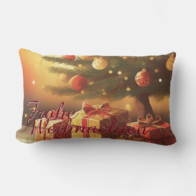 Motiv, mit Geschenken unterm Weihnachtsbaum 37016 Kussen (Voorkant)