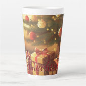 Motiv, mit Geschenken unterm Weihnachtsbaum 37016 Latte Mok (Voorkant)