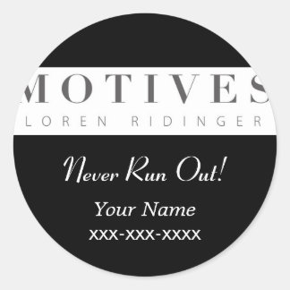 Motiva Cosmetics Product Reorder Sticker